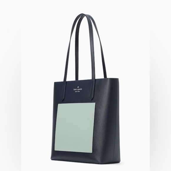 SOLD! Kate Spade Daily Tote in Blazer Blue Multi / Color Block - Picture 3 of 12
